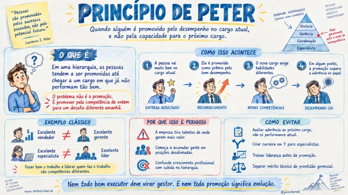 O Princípio de Peter: quando a promoção deixa de ser evolução